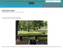 Tablet Screenshot of lifecoachlinda.com